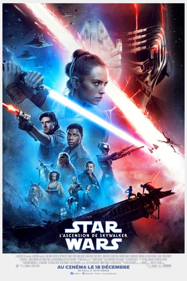 L'affiche du film Star Wars: Épisode IX - L'ascension de Skywalker [2019]