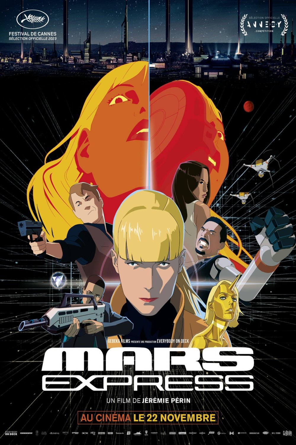 L'affiche du film Mars Express v.f. [2023]