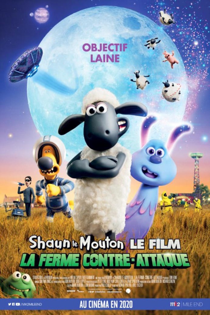 L'affiche du film Shaun le mouton le film: La ferme contre-attaque [2019]