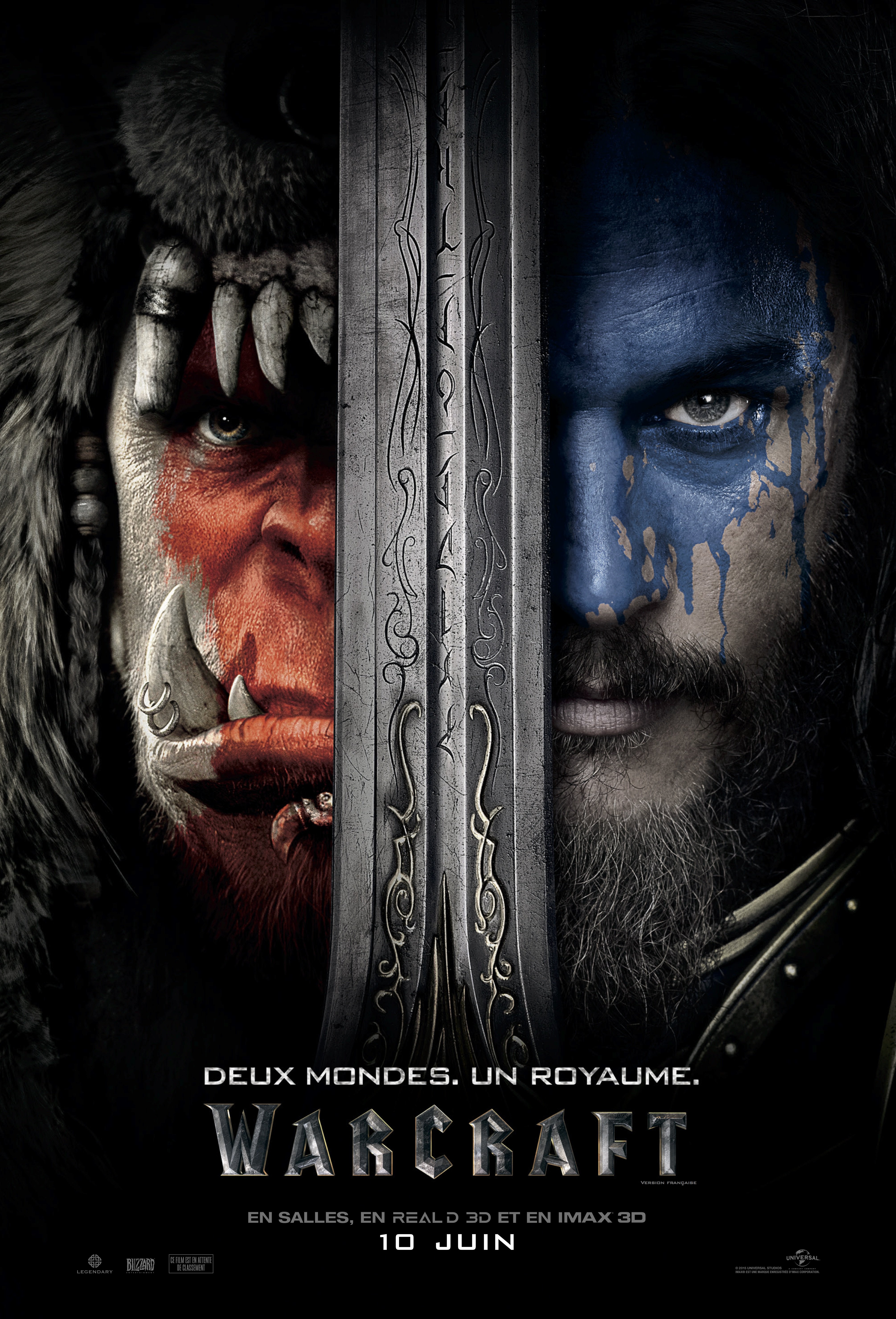 L'affiche du film Warcraft v.f. [2016]