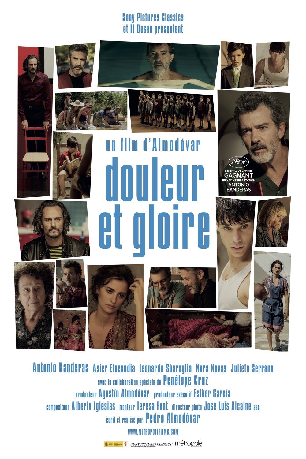 L'affiche du film Douleur et gloire [2019]