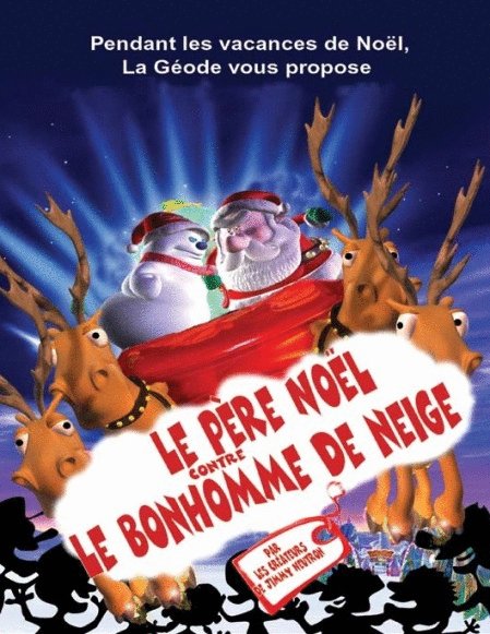 L'affiche du film Le Père Noël contre le Bonhomme de neige [2002]