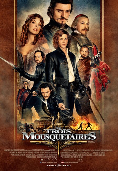 L'affiche du film Les Trois Mousquetaires [2011]