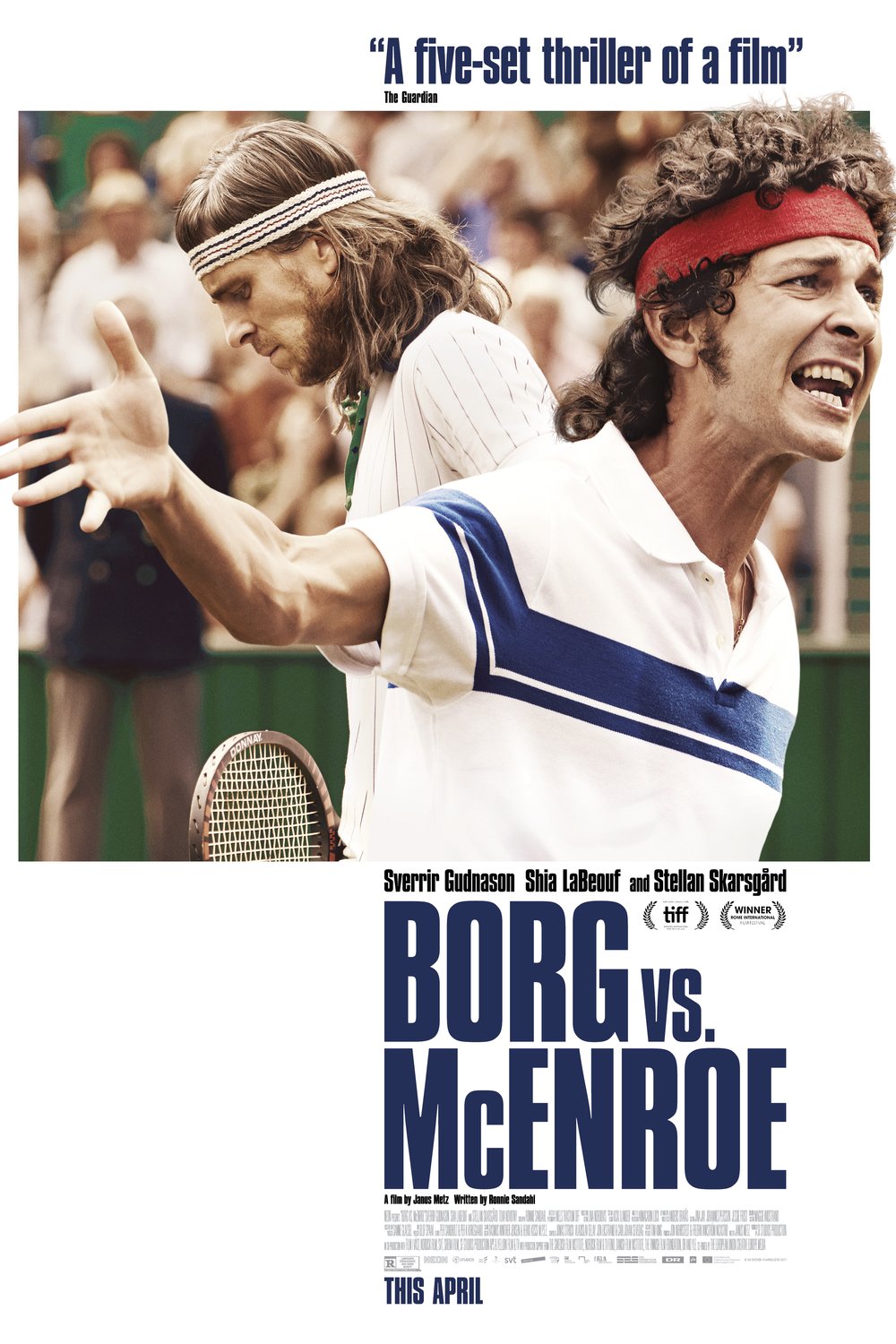 L'affiche du film Borg vs. McEnroe [2017]