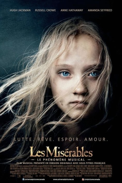 L'affiche du film Les Misérables v.f. [2012]