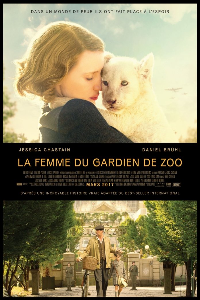 L'affiche du film La Femme du gardien de zoo [2017]