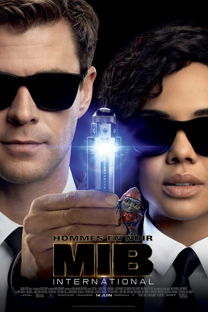 L'affiche du film MIB Hommes en Noir: International [2019]