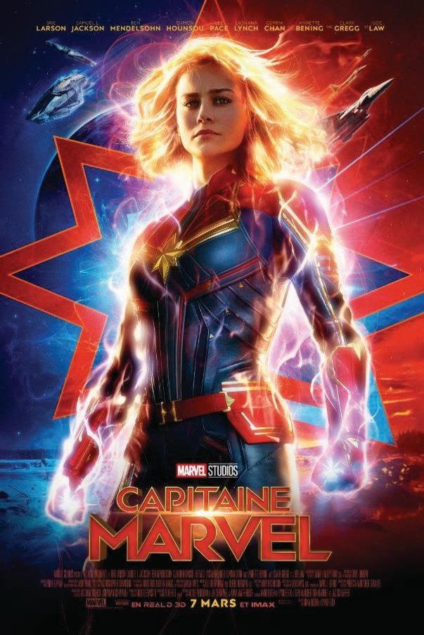 L'affiche du film Capitaine Marvel v.f. [2019]