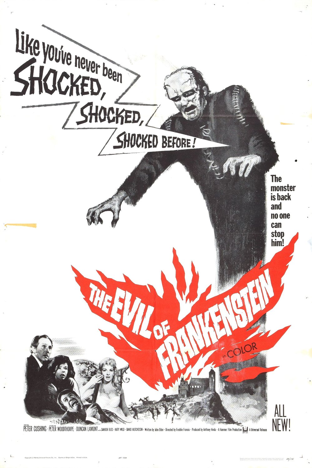 Poster of the movie The Evil of Frankenstein