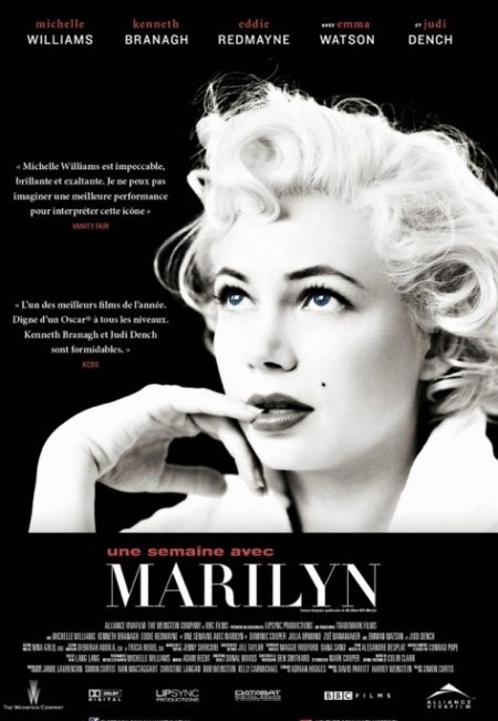 L'affiche du film Une Semaine avec Marilyn [2011]