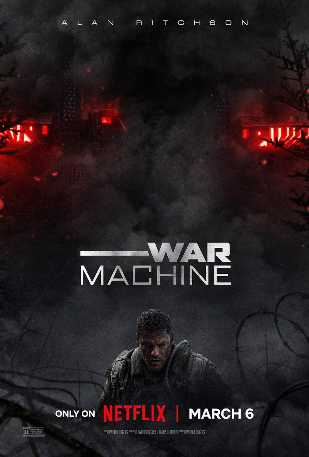 L'affiche du film War Machine [2026]