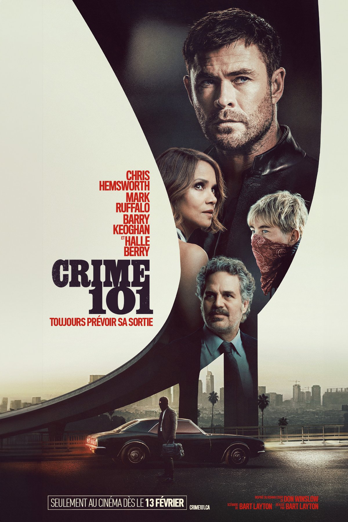 L'affiche du film Crime 101 v.f. [2026]