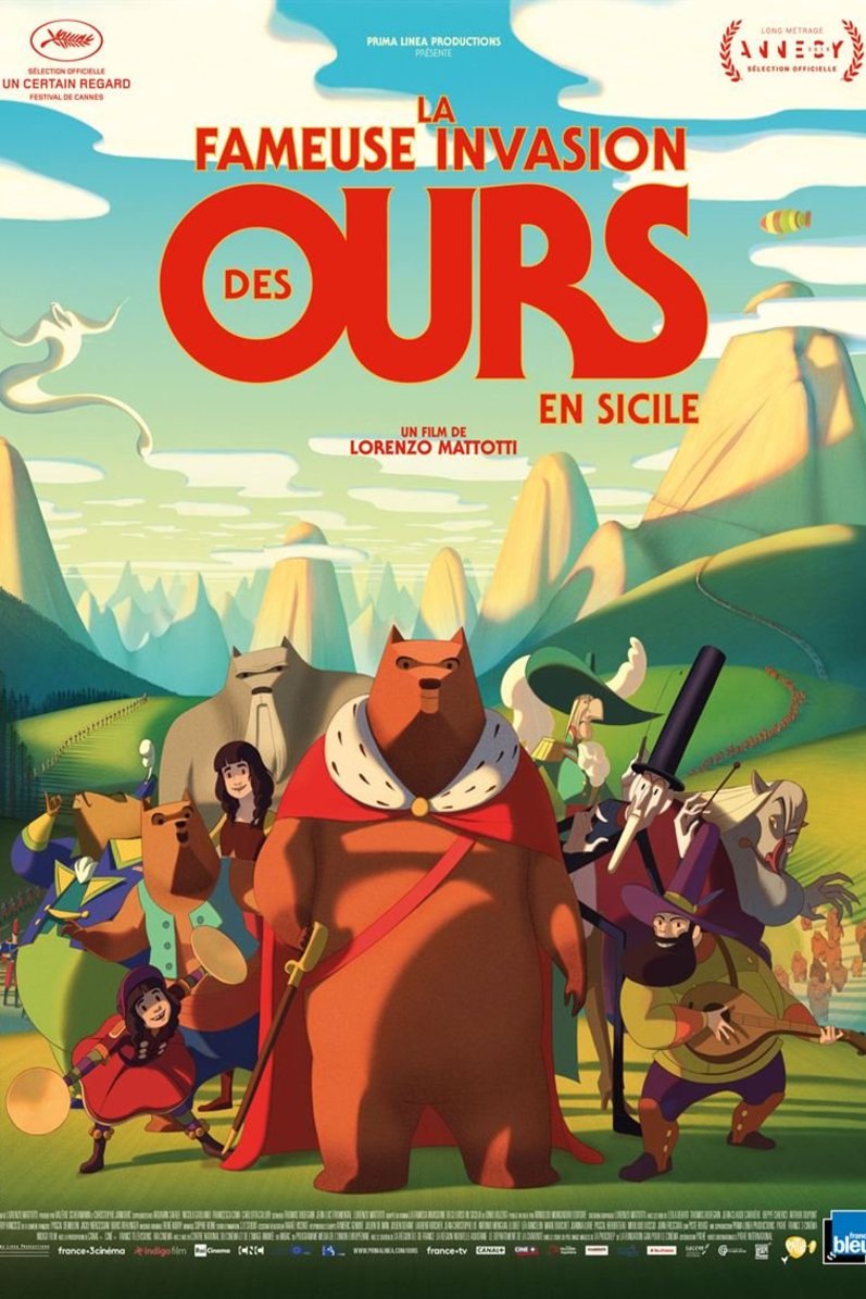 L'affiche du film La fameuse invasion des ours en Sicile [2019]