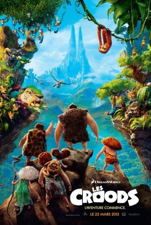 L'affiche du film Les Croods v.f. [2013]