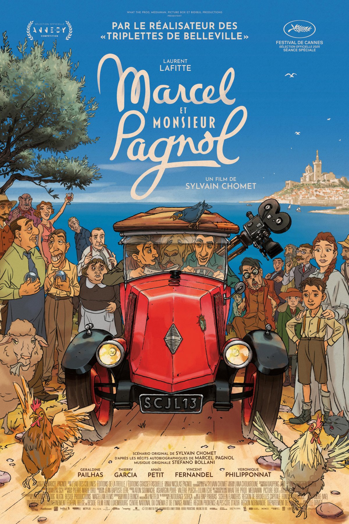 L'affiche du film Marcel et Monsieur Pagnol [2025]