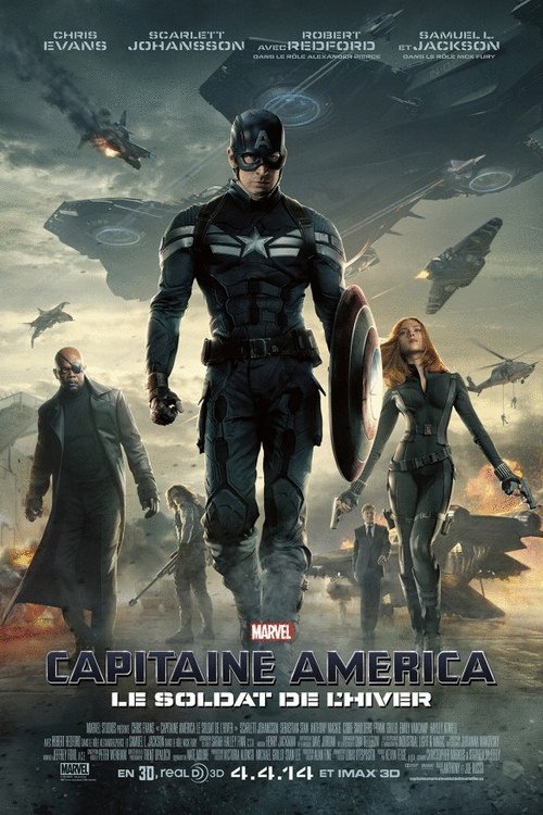 L'affiche du film Capitaine America, le soldat de l'hiver [2014]