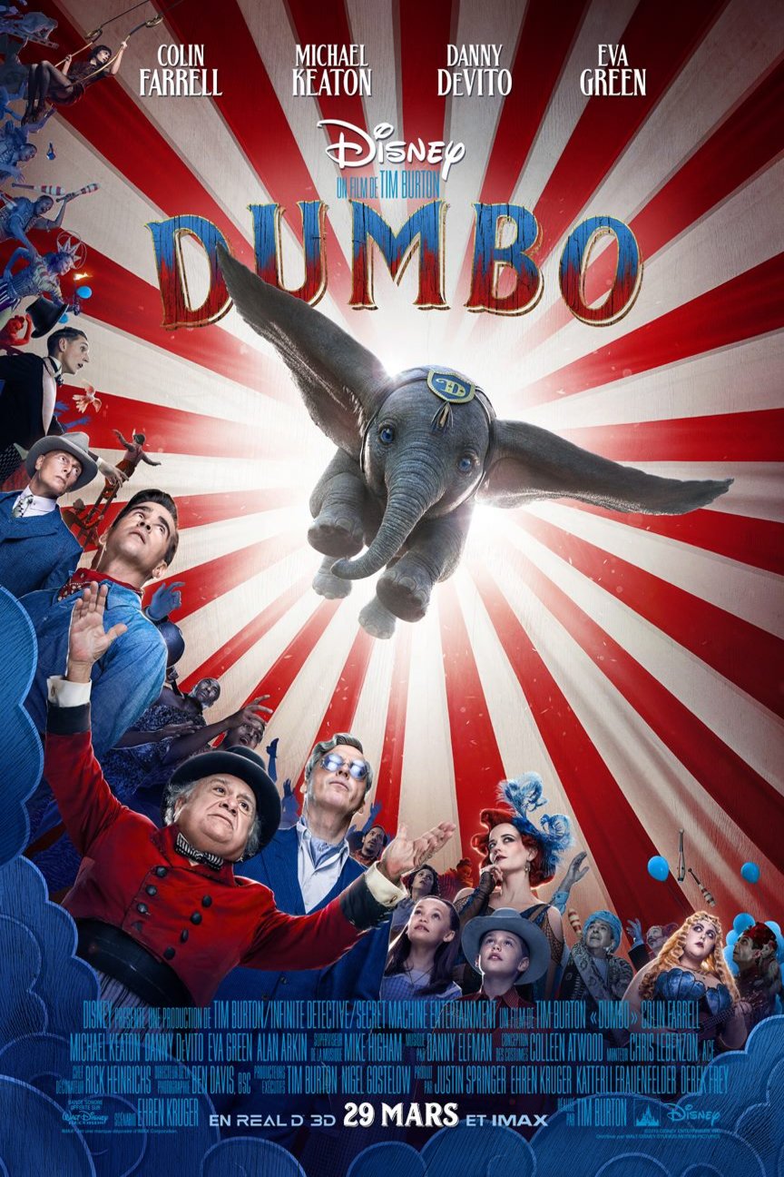 L'affiche du film Dumbo v.f. [2019]