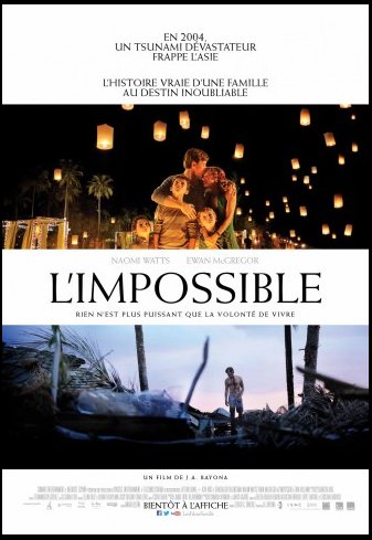 L'affiche du film L'Impossible v.f. [2012]