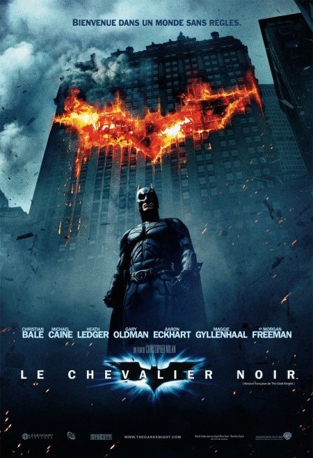 L'affiche du film Le Chevalier Noir [2008]