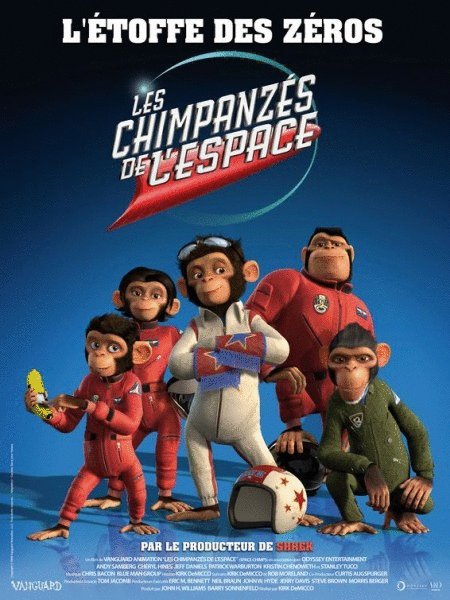 L'affiche du film Les Chimpanzés de l'espace [2008]