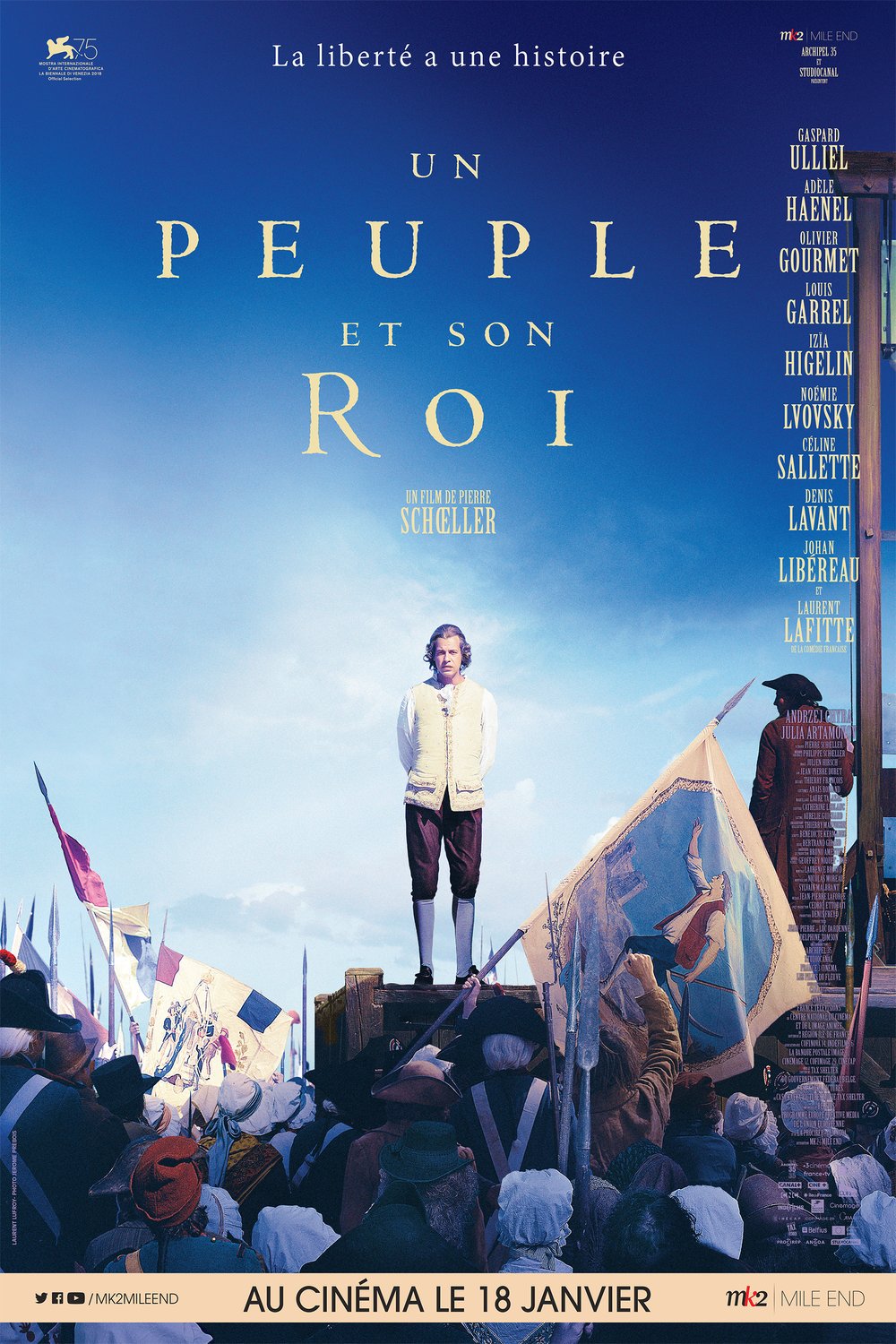 L'affiche du film Un peuple et son roi [2018]