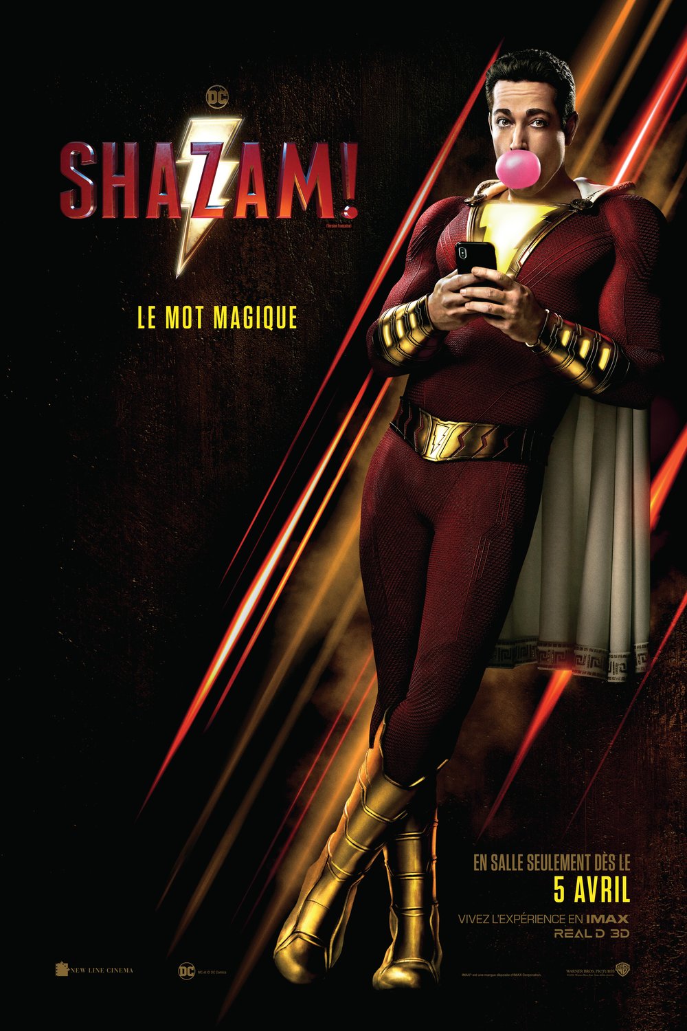 L'affiche du film Shazam! v.f. [2019]