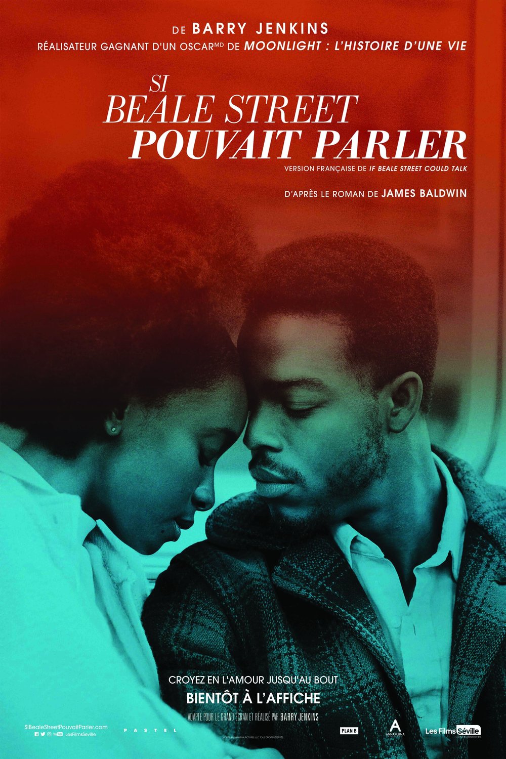 L'affiche du film Si Beale Street pouvait parler [2018]