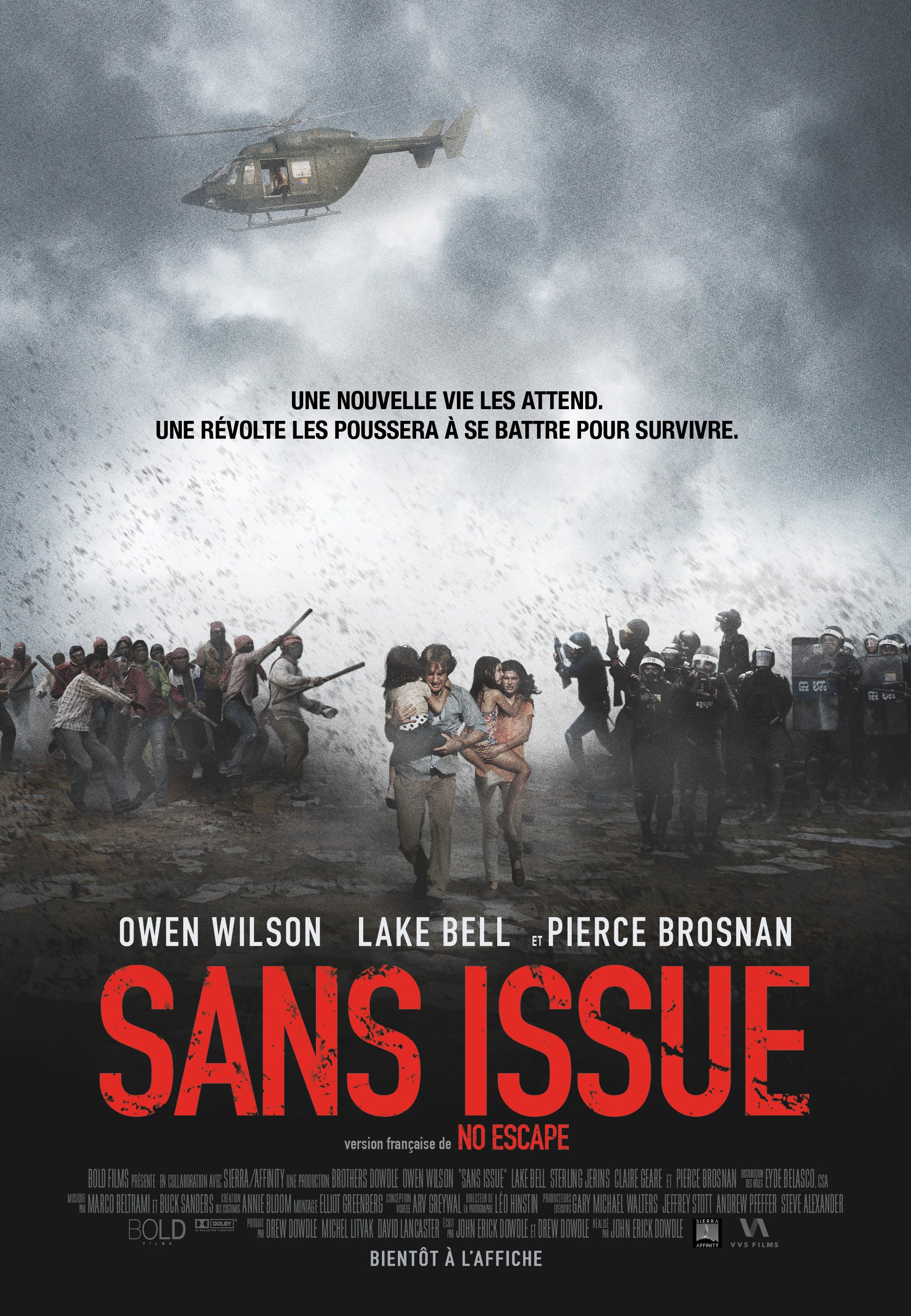 L'affiche du film Sans Issue [2015]