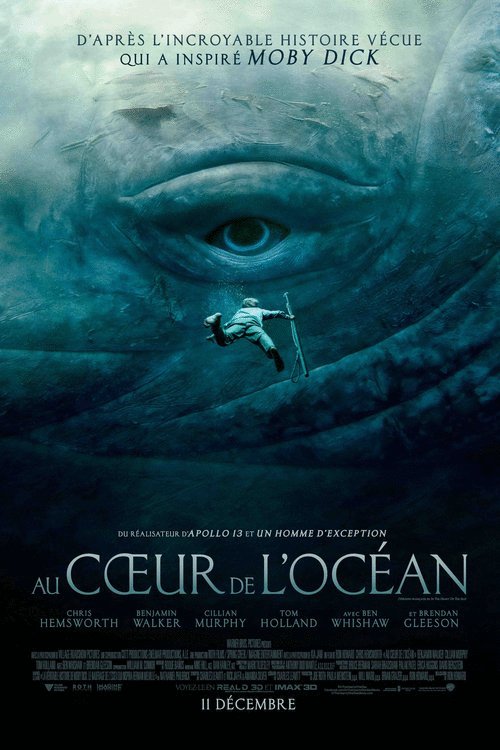 L'affiche du film Au coeur de l'océan [2015]