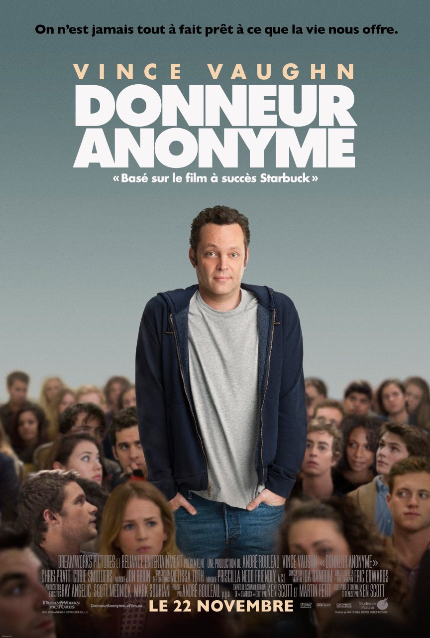 L'affiche du film Donneur anonyme [2013]