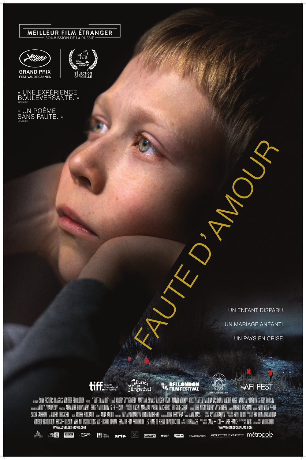 L'affiche du film Faute d'amour [2017]