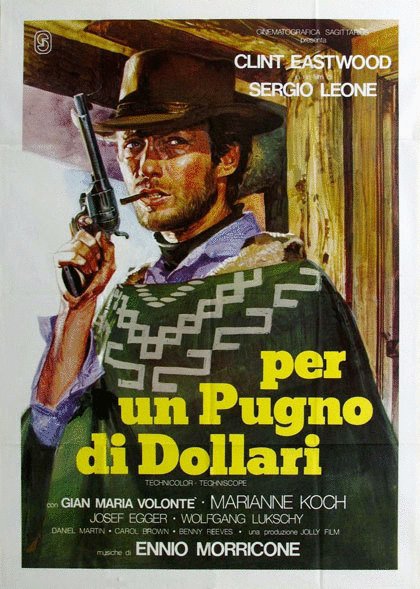 L'affiche du film Pour une poignée de dollars [1964]