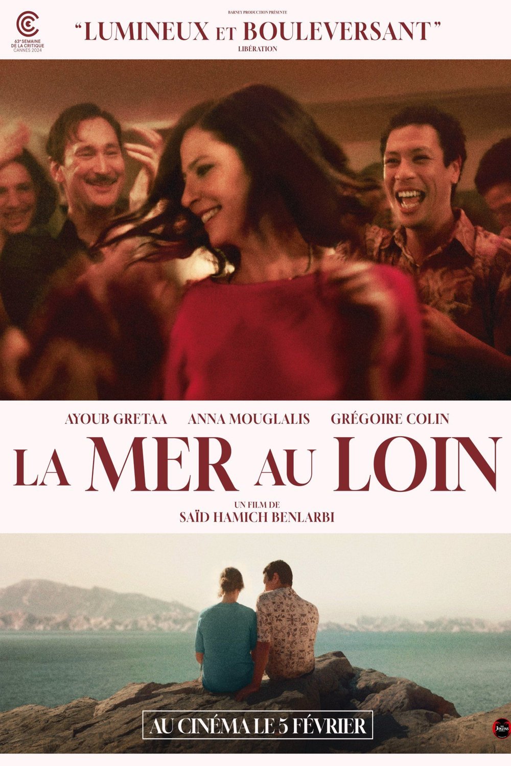 L'affiche du film La mer au loin [2024]