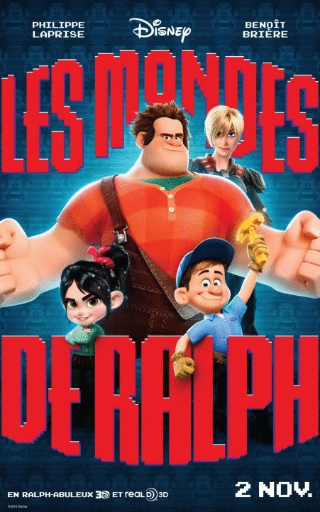 L'affiche du film Les Mondes de Ralph [2012]