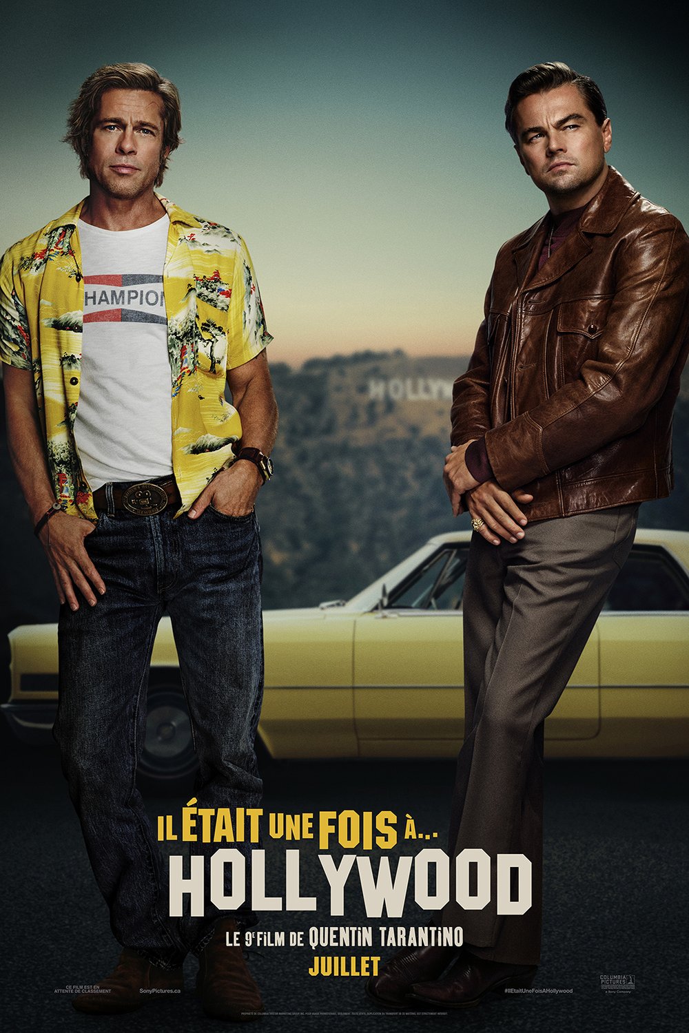 L'affiche du film Il était une fois à... Hollywood [2019]