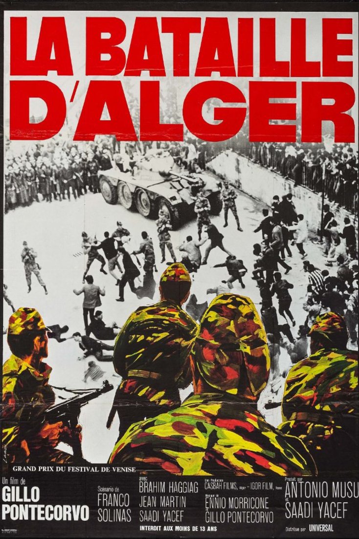 L'affiche du film La Bataille d'Alger [1966]