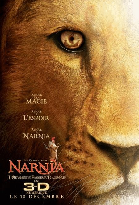 L'affiche du film Les Chroniques de Narnia: L'Odyssée du passeur d'aurore [2010]
