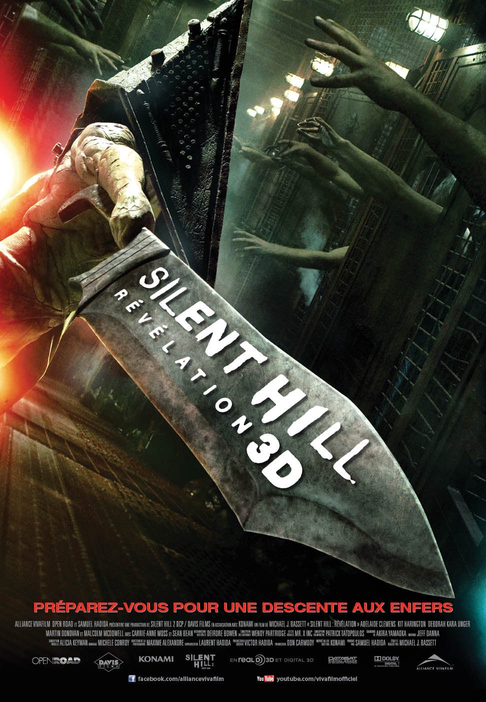 L'affiche du film Silent Hill: Révélation v.f. [2012]