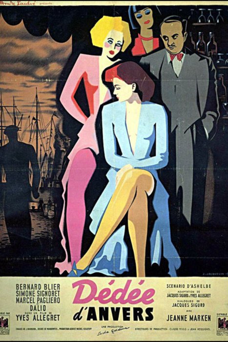 L'affiche du film Dédée d'Anvers [1948]