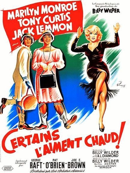 L'affiche du film Certains l'aiment chaud [1959]