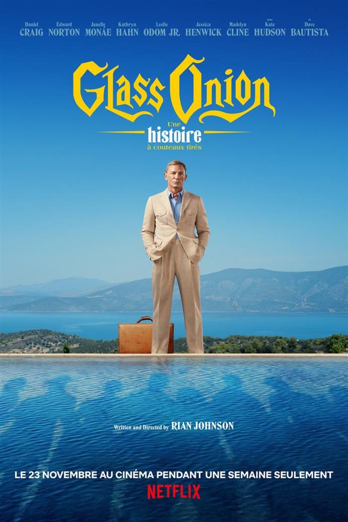 Poster of the movie Glass Onion: Une histoire à couteaux tirés
