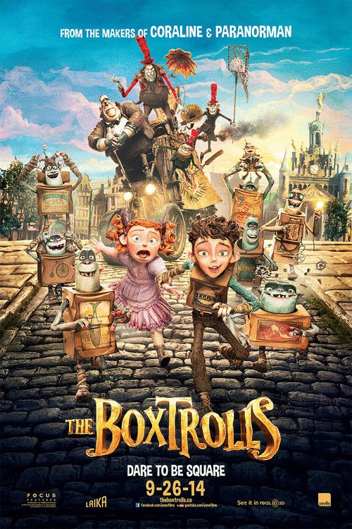 Poster of the movie The Boxtrolls [2014]