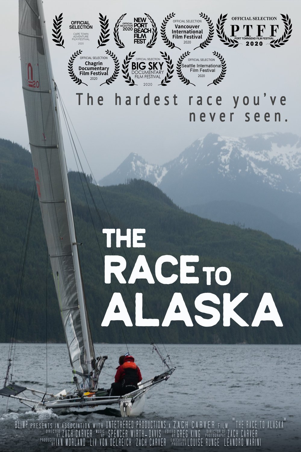L'affiche du film The Race to Alaska [2020]