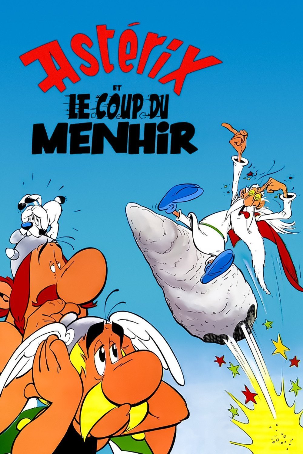 L'affiche du film Astérix et le Coup du menhir [1989]