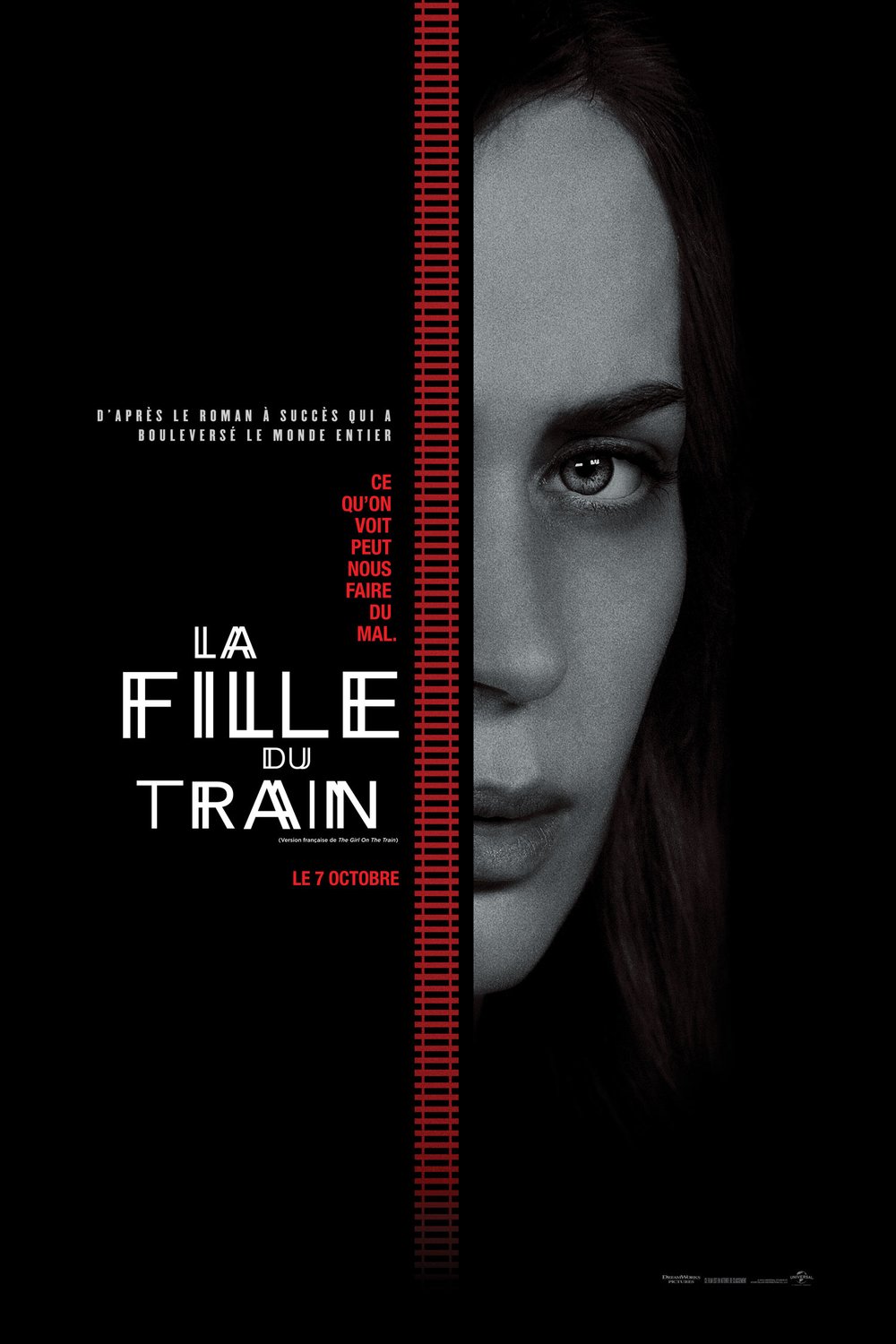 L'affiche du film La Fille du train [2016]