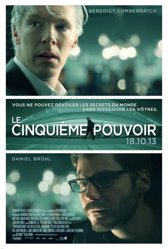 L'affiche du film Le Cinquième pouvoir [2013]
