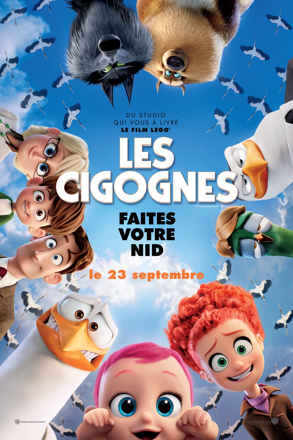 L'affiche du film Les Cigognes [2016]