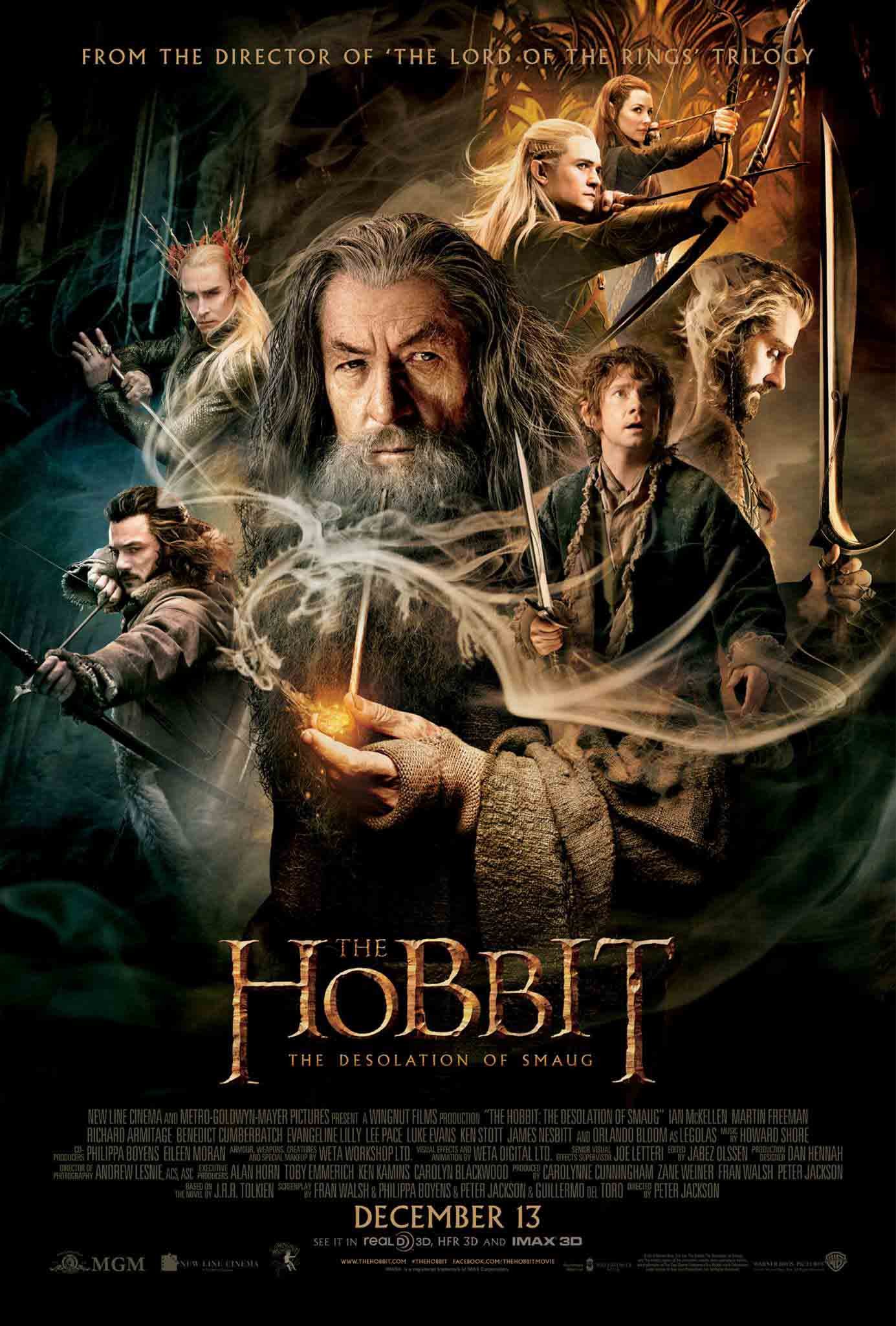 Poster of the movie The Hobbit: The Desolation of Smaug [2013]