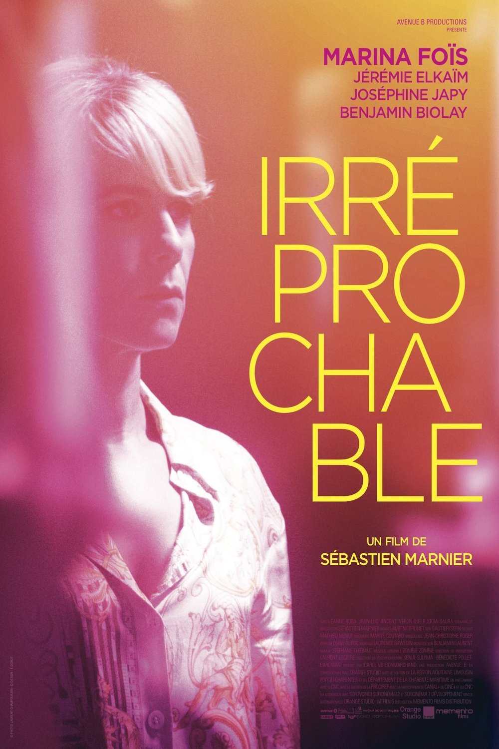 L'affiche du film Irréprochable [2016]