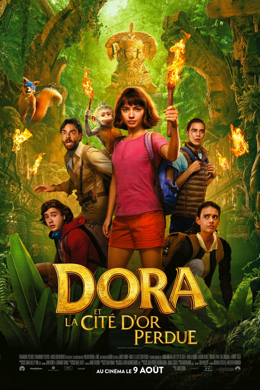 L'affiche du film Dora et la Cité d'or Perdue [2019]